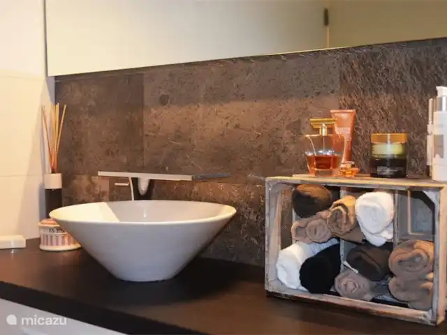 Lujosa villa con piscina privada en Aruba, Norte, Noord - villa baño en suite
