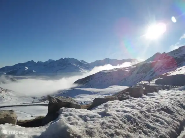 Zwei Tannen en Austria, Carintia, Grosskirchheim  - chalet Vista desde la carretera alpina de Grossglockner