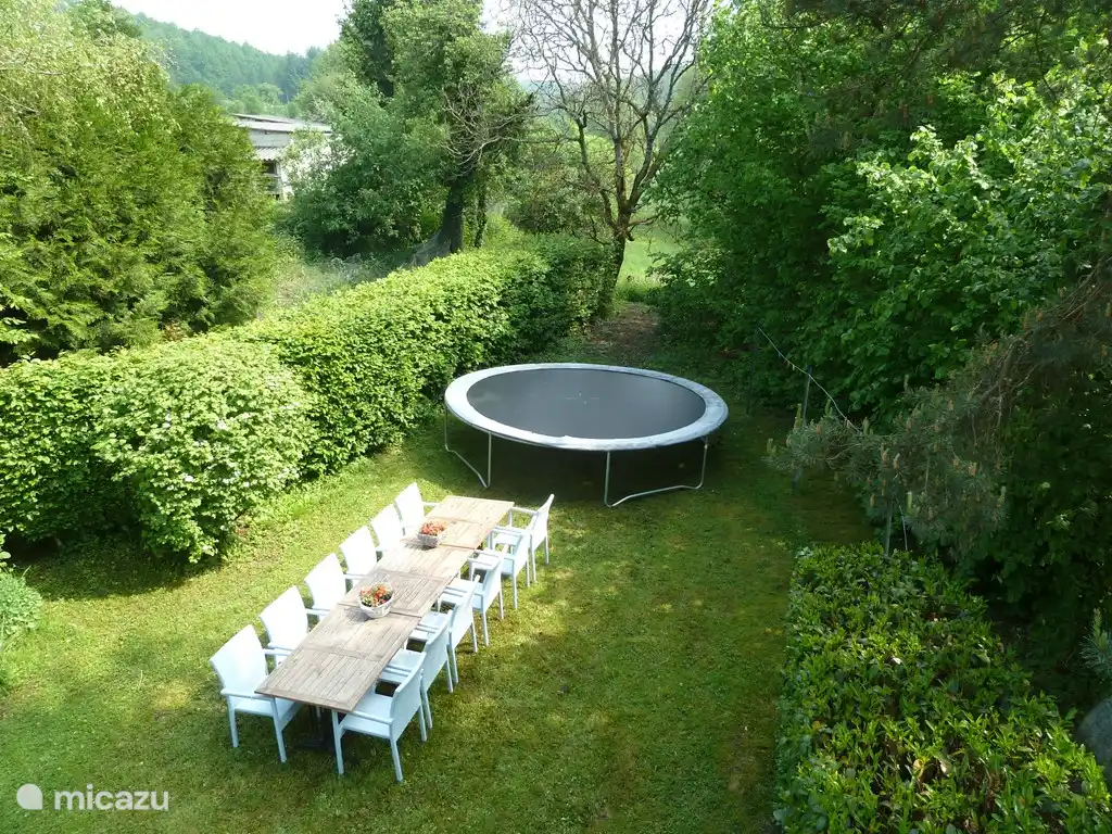 Vordere und hintere Terrassengarten