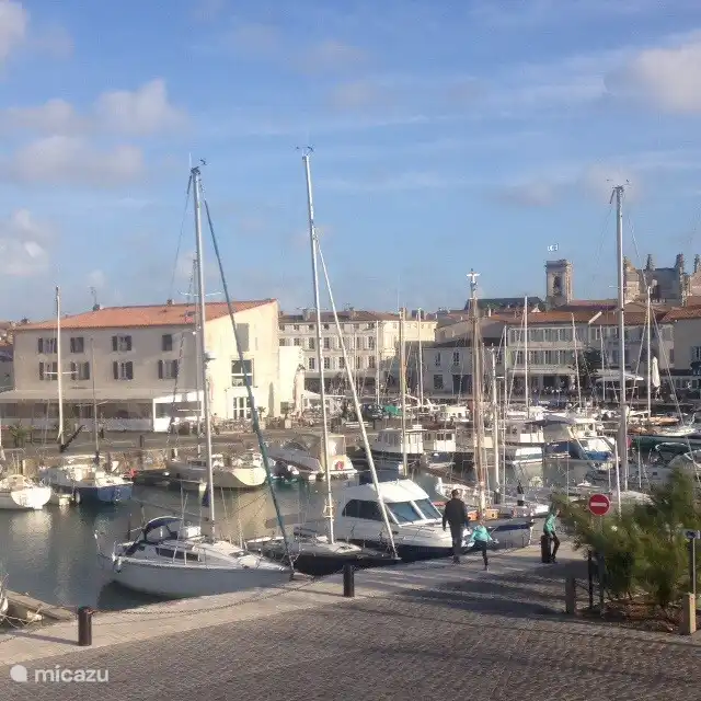 Picturesque harbor towns are typical Ile de Ré, this is St Martin de Ré.