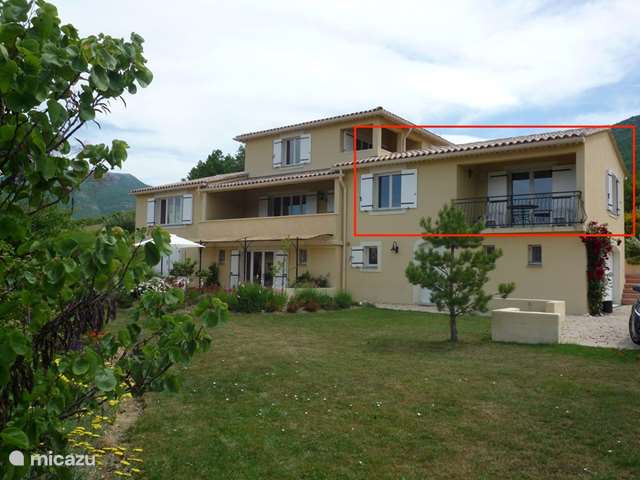 Ferienwohnung Frankreich, Drôme, Montbrun-les-Bains - appartement Apartment mit Blick auf Mont Ventoux