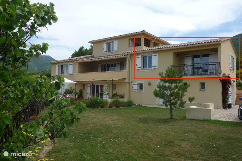 Ferienwohnung Frankreich, Drôme, Montbrun-les-Bains Appartement Apartment mit Blick auf Mont Ventoux