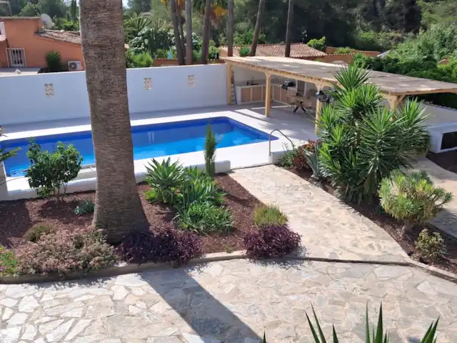 Villa Péndulo en España, Costa Blanca, Benissa - villa La piscina de la casa.