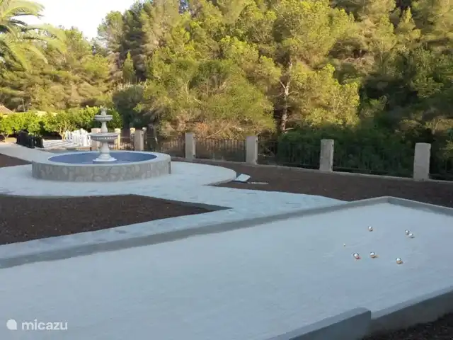 Villa Péndulo en España, Costa Blanca, Benissa - villa Pista de petanca y fuente
