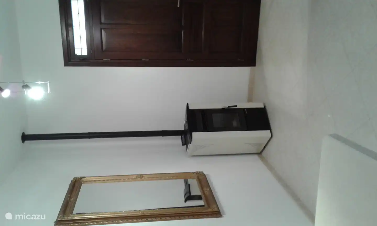 Der Palettenheizer für den Winter.