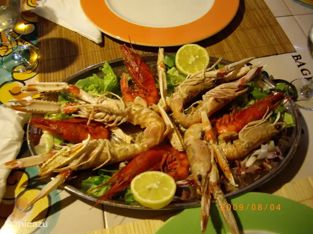 Frischer Fisch und in der Nähe zu Hause ...