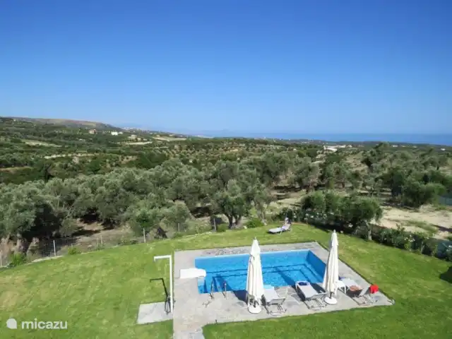 Villa Euphorie | Grèce, Crète, Kyrianna - villa Spacieuse terrasse ensoleillée