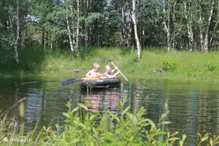 Vakantiehuis Noorwegen, Oppland, Lora vakantiehuis Gårdsros de zwemvijver