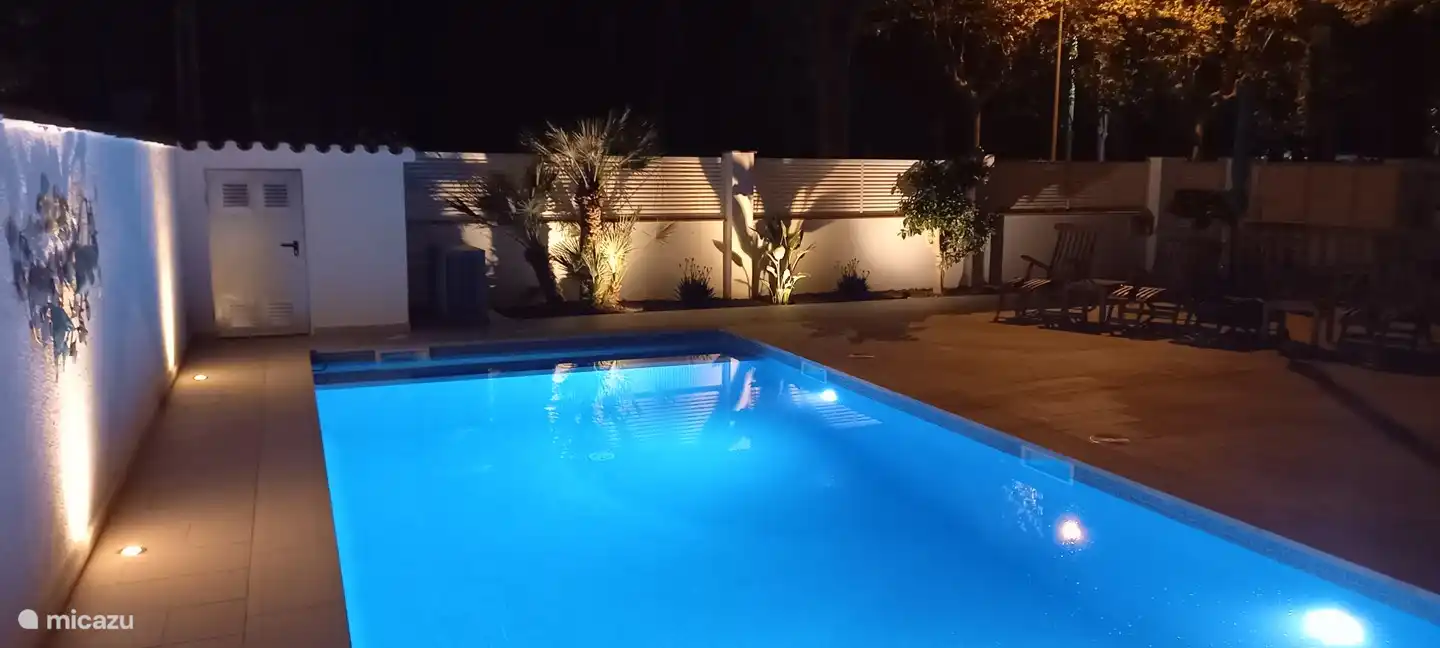 pool by night