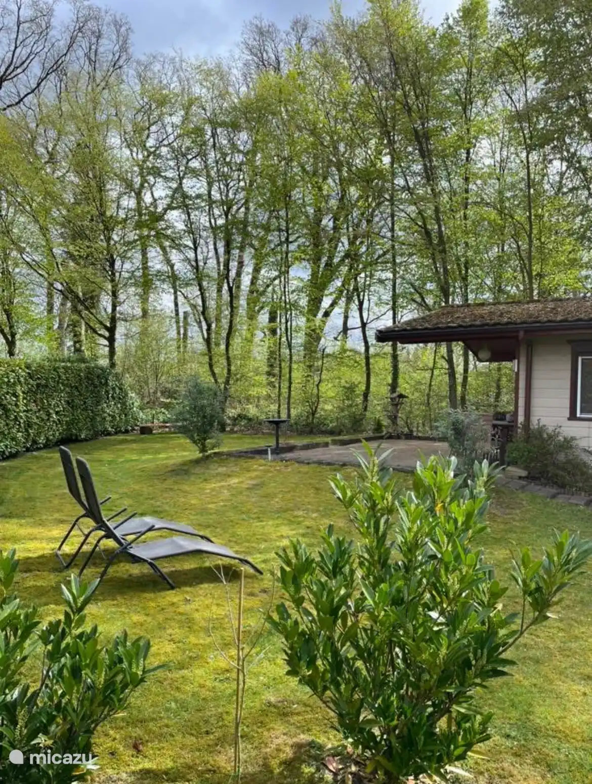 Fietsen, Nederland, Gelderland, Winterswijk, chalet Boszicht