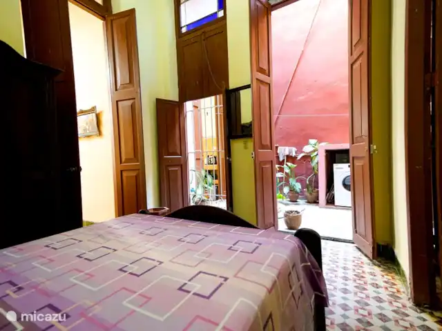 Location de Vacances Cuba, Occidental, La Havane, maison de ville - Casa La Havane - casa Guantanamera Première chambre sur patio