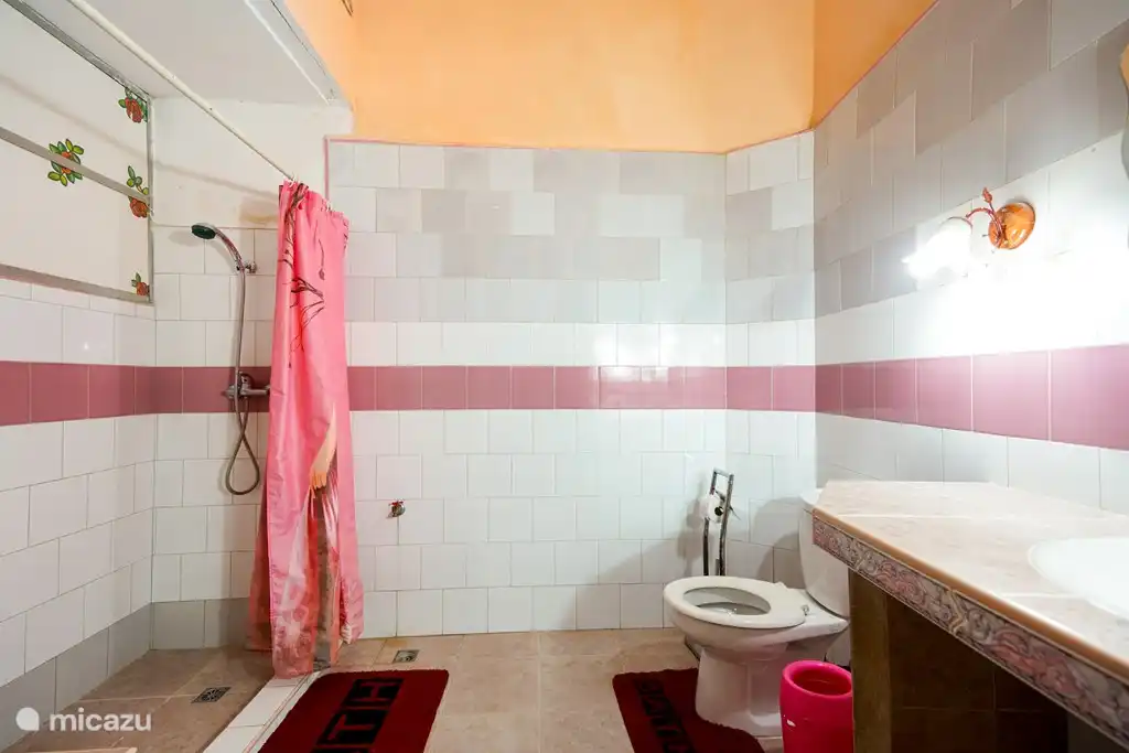 Bathroom with hot water