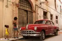 American cars are everywhere in the streets