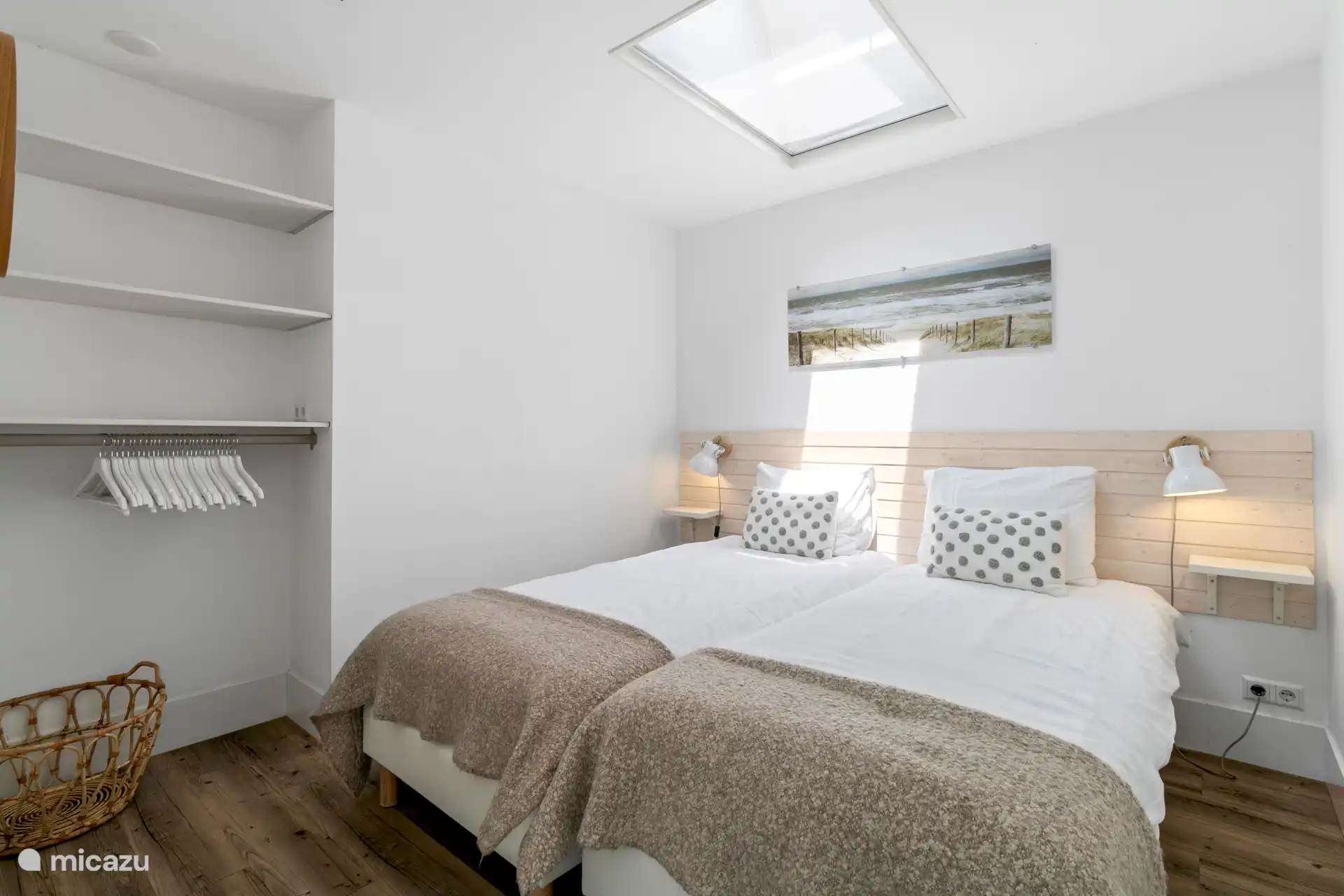 Schlafzimmer 1 mit Doppelbett.