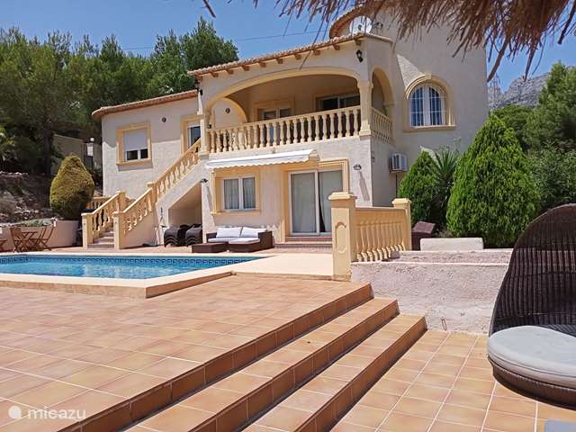 Vakantiehuis Spanje, Costa Blanca, Altea la Vieja – villa Villa met privé tennisbaan