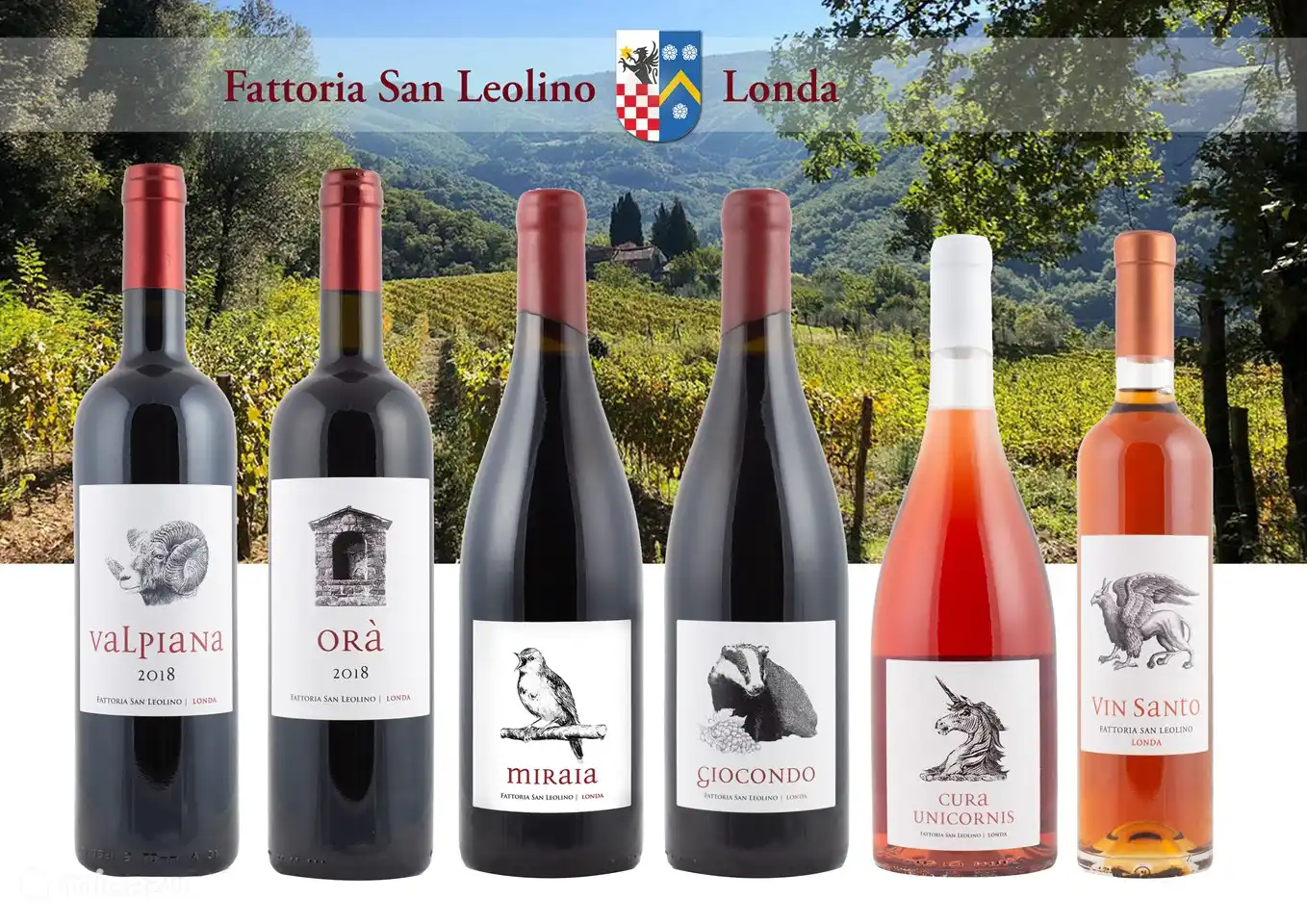 Weitere Informationen zu unseren Weinen auf unseren Webseiten www.fattoriasanleolino.com