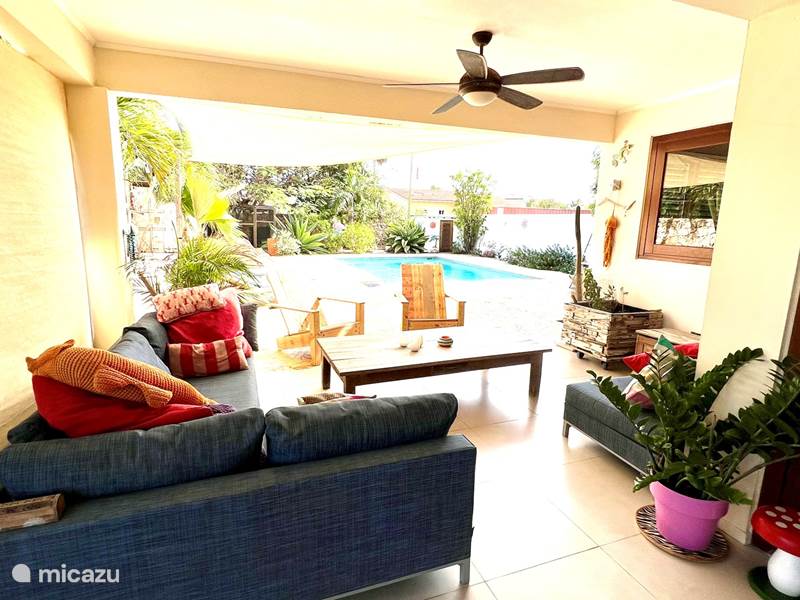 Ferienwohnung Bonaire, Bonaire, Belnem Villa Kas Luna tropischen Garten und Pool