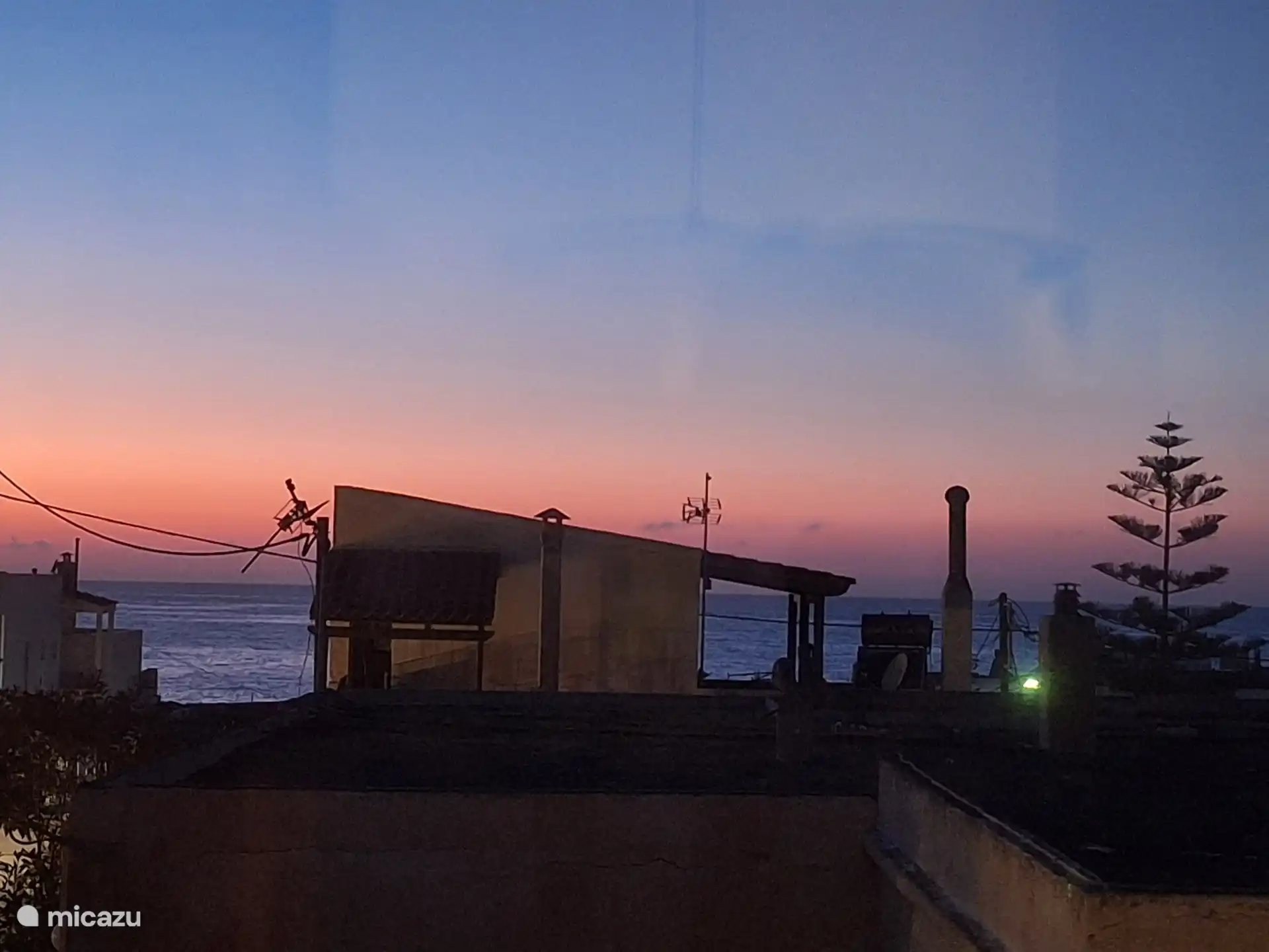 Vista desde el balcón.