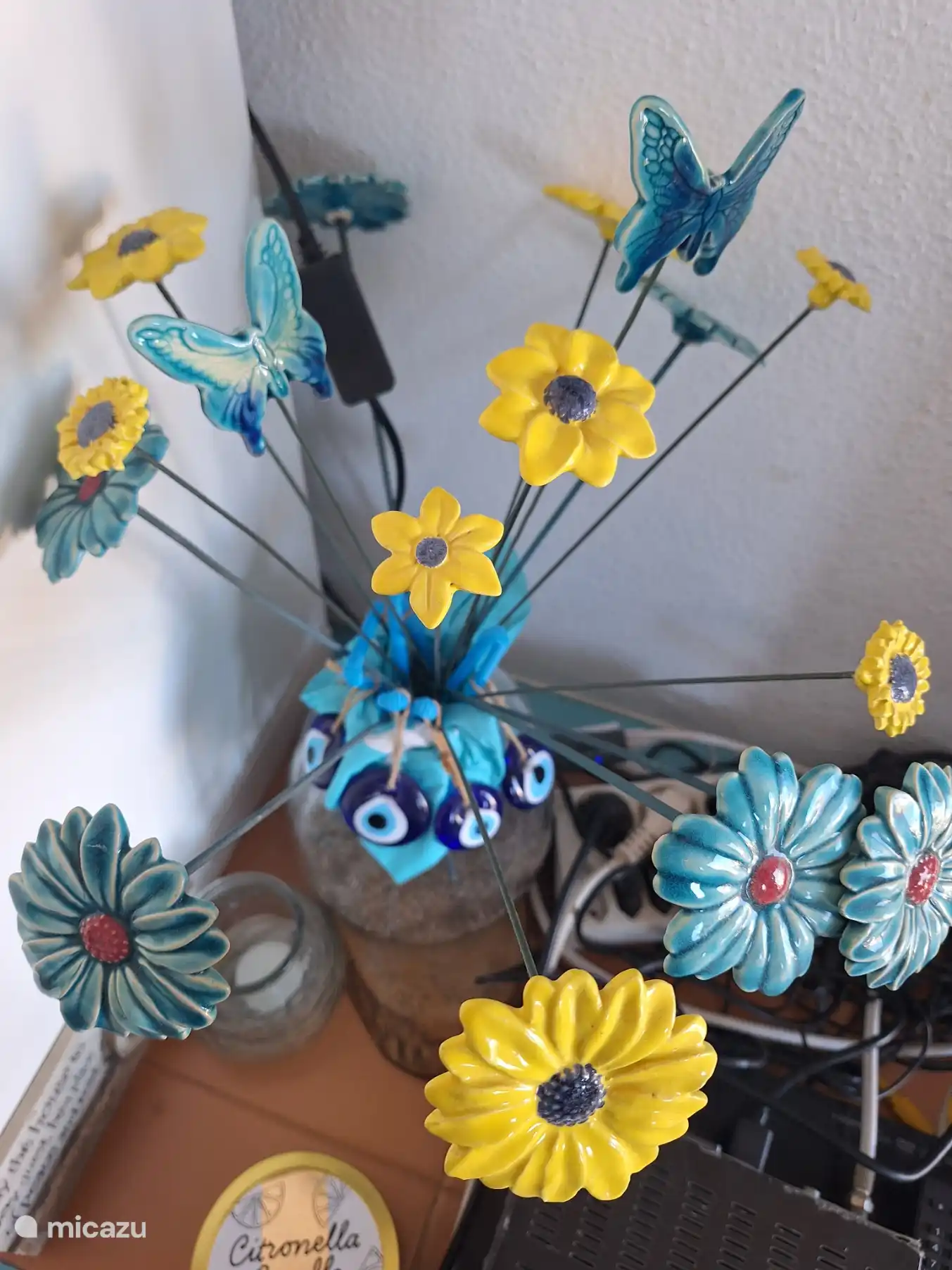 beautiful flowers hand made in Epano Sissi.