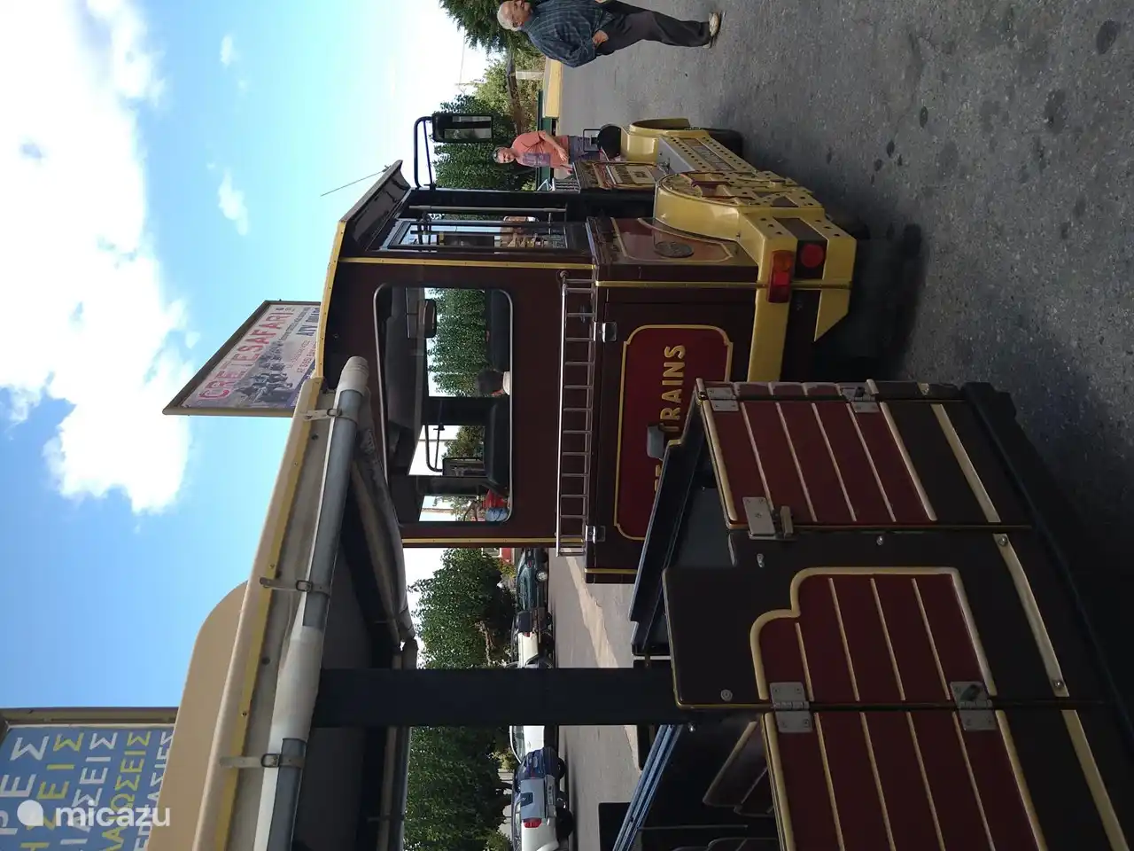 De Happy Train naar Milatos/Lyrakis olijfolie/Vrahassi