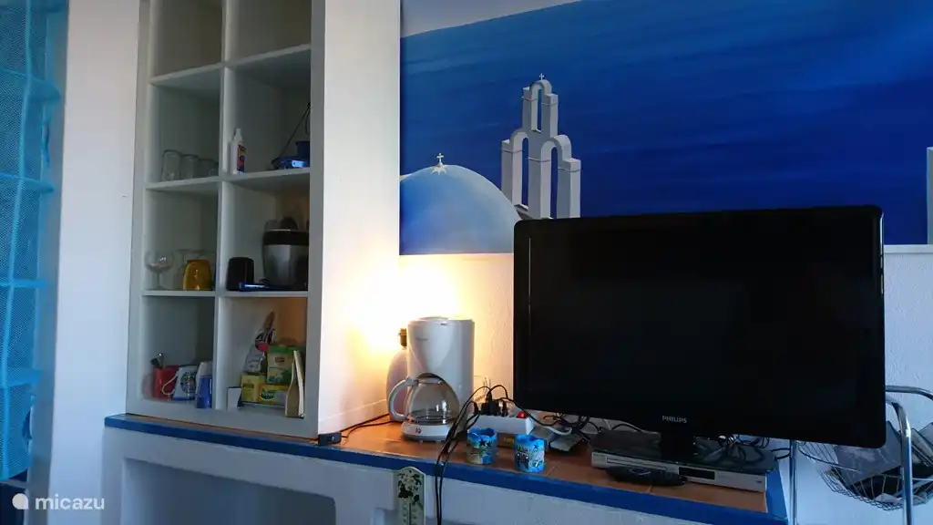 Opbergkast en flatscreen TV