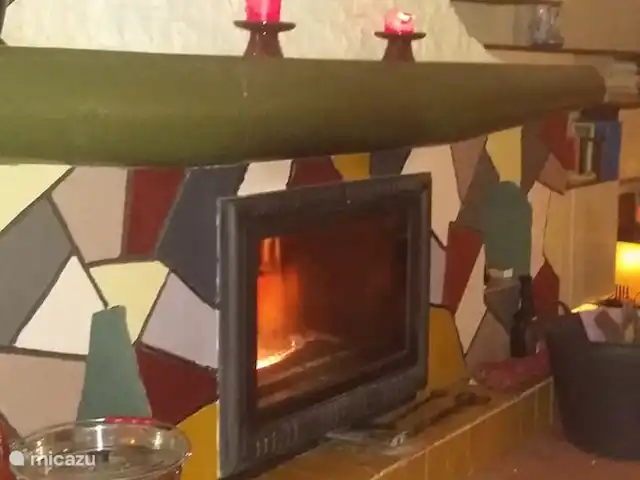 villa huren in Spanje, Costa de la Luz, El Rompido – Casa Cristobal Ingebouwde houtkachel