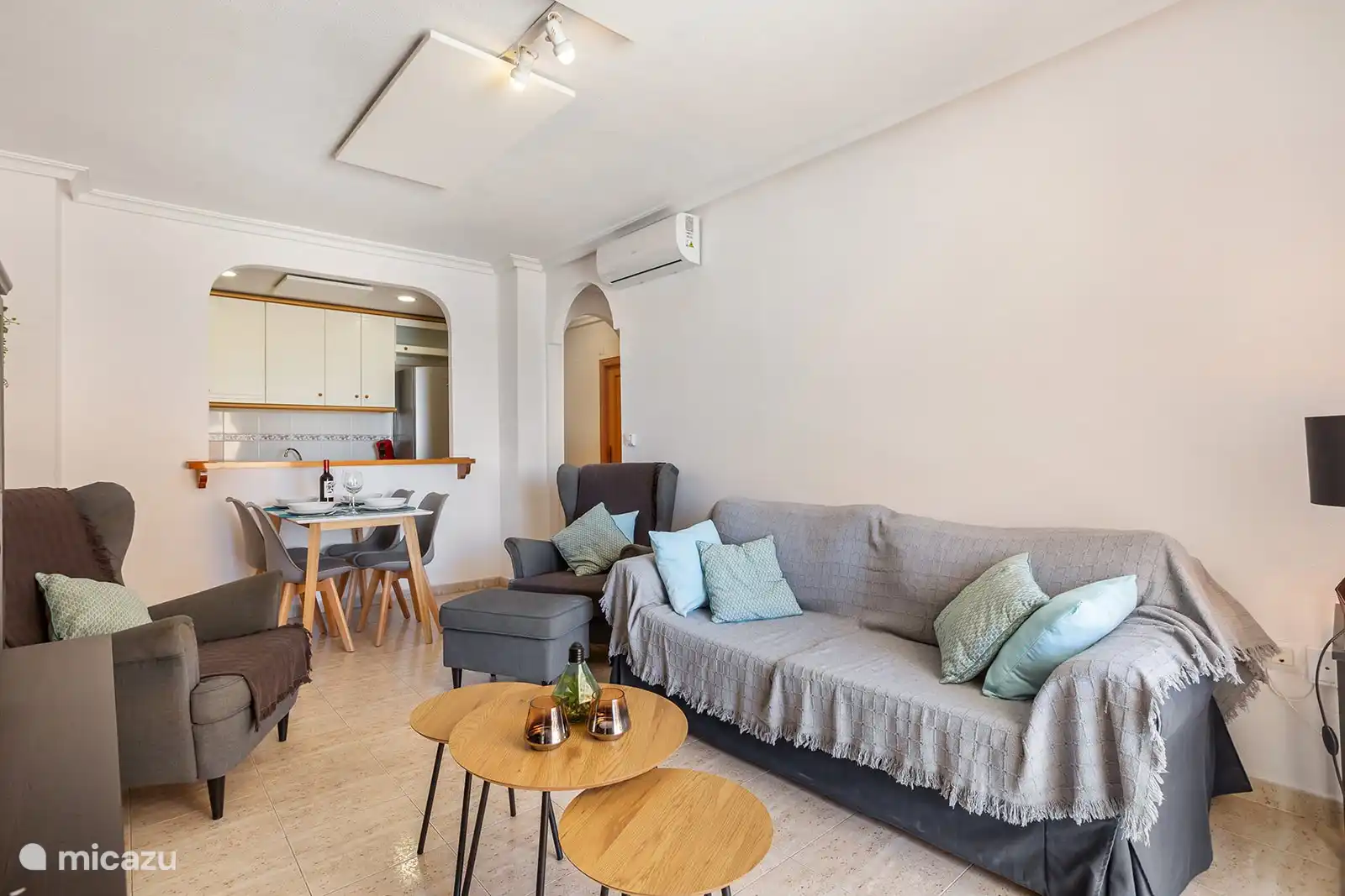 New air conditioning was recently installed.