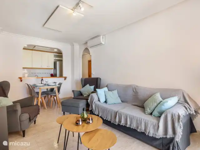 La Mata Viñamar 7 vista frontal al mar en España, Costa Blanca, La Mata - apartamento Recientemente se instaló nuevo aire acondicionado.