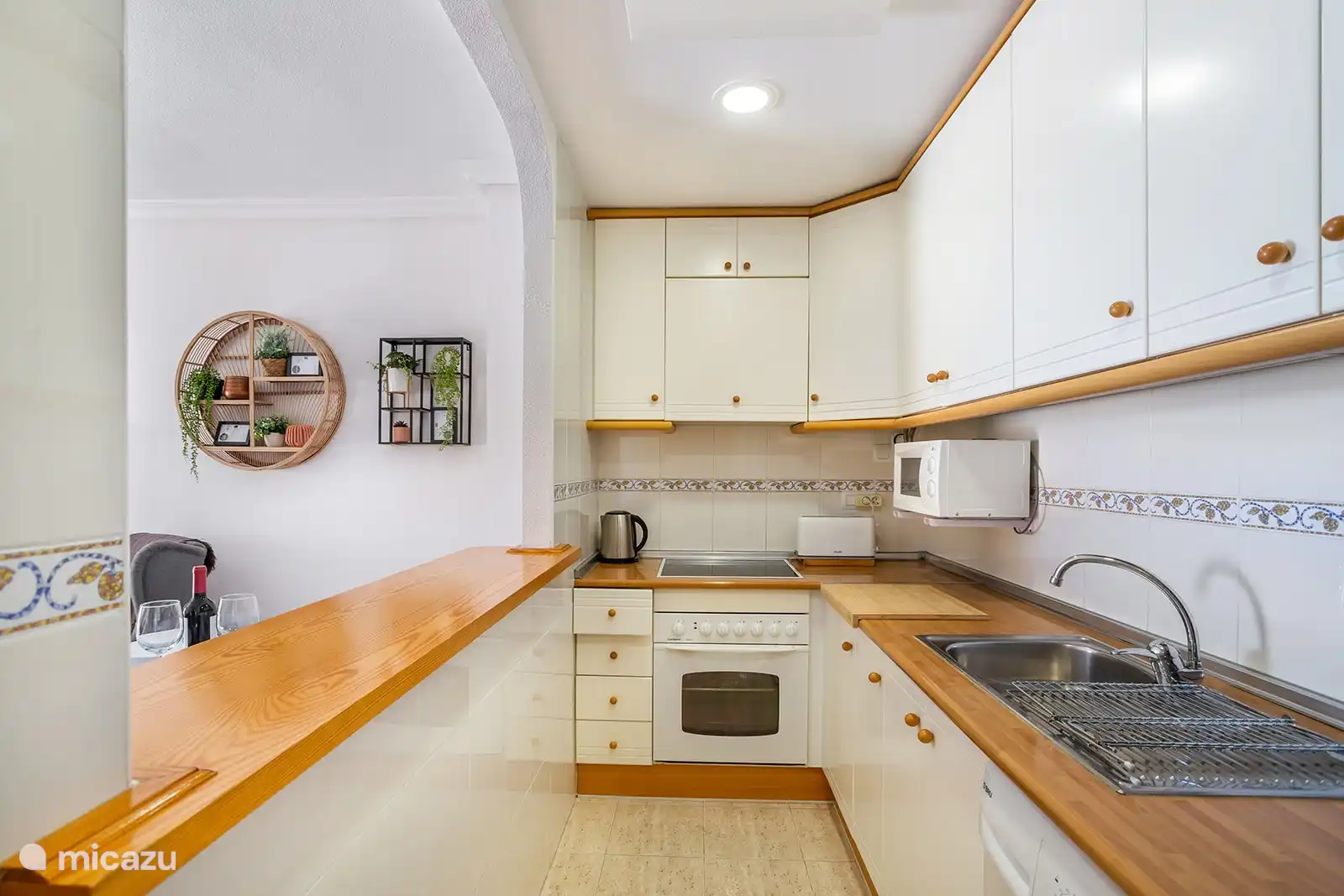 A well-equipped kitchen is important.