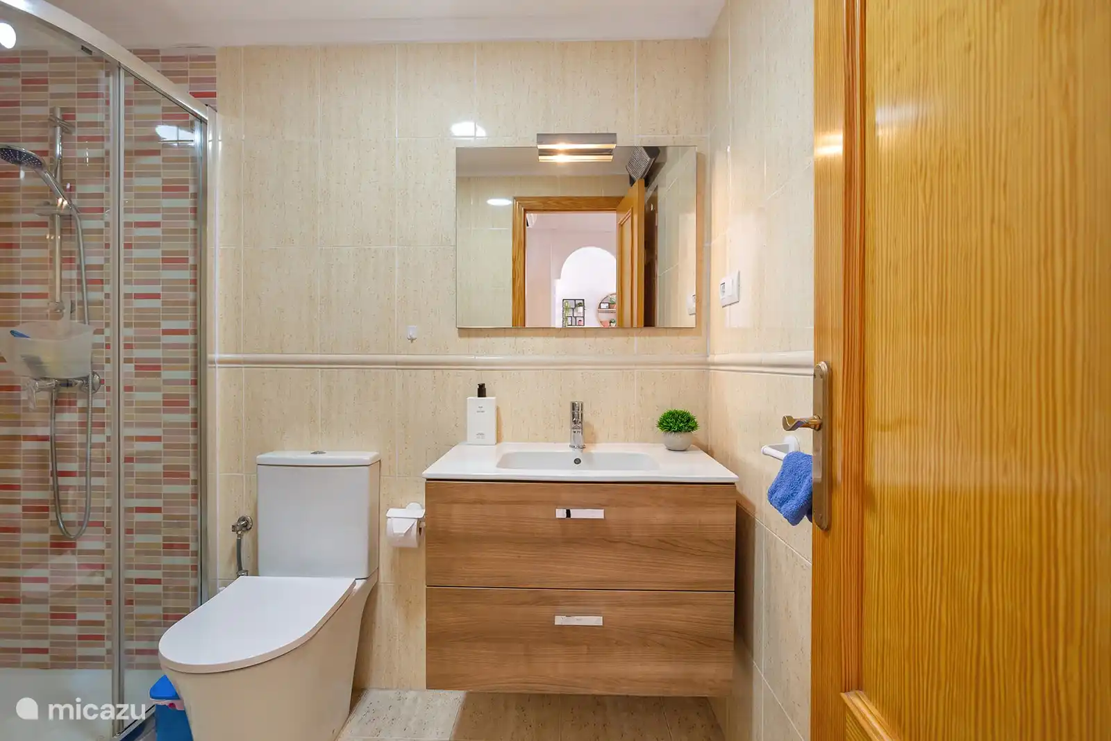 Modern toilet and bathroom furniture.