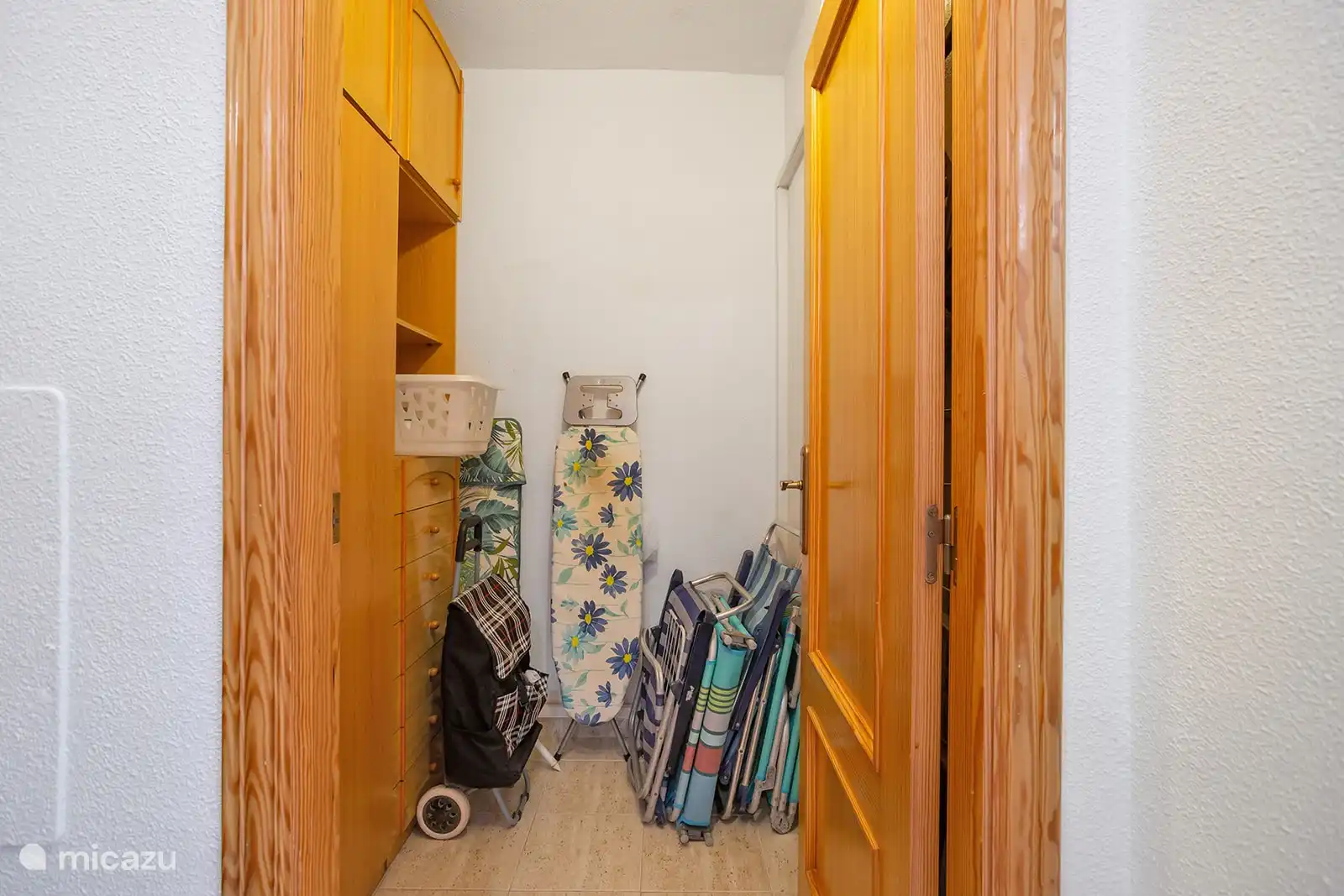 There is also a storage room in the apartment itself.