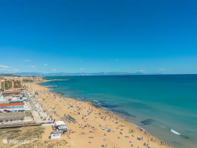 La Mata Viñamar 7 vista frontal al mar en España, Costa Blanca, La Mata - apartamento Vista al centro de La Mata.
