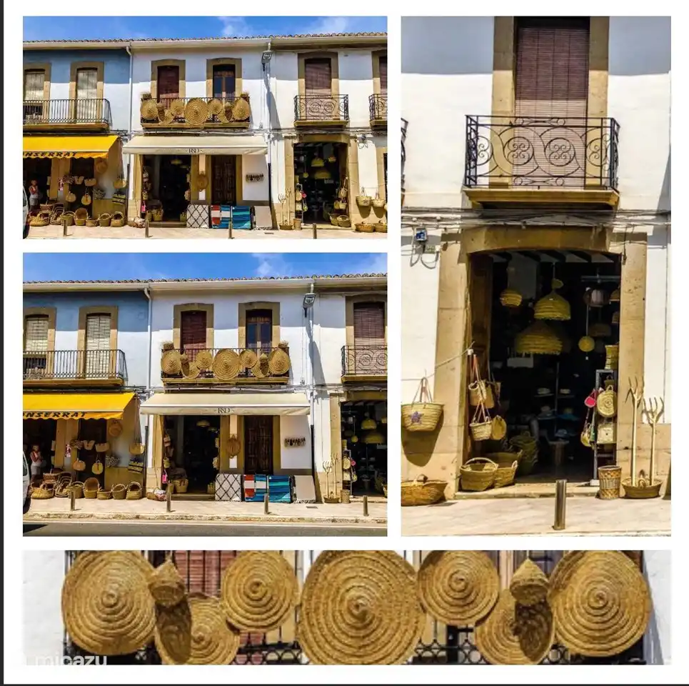 Gato de Gorgos. Une petite ville à proximité avec toutes sortes de magasins de rotin. 