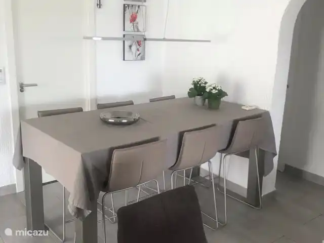 Villa Emma, Benitatchell, Moraira | Espagne, Costa Blanca, Benitachell - villa La salle à manger dans le salon en bas.