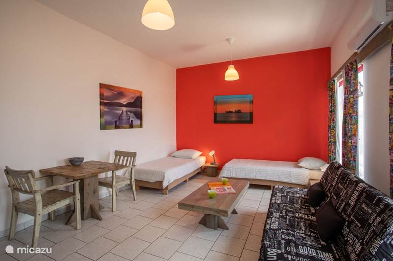 Ferienwohnung Curaçao, Curacao-Mitte, Willemstad Studio Zimmer Doppelbett oder zwei Einzelbetten