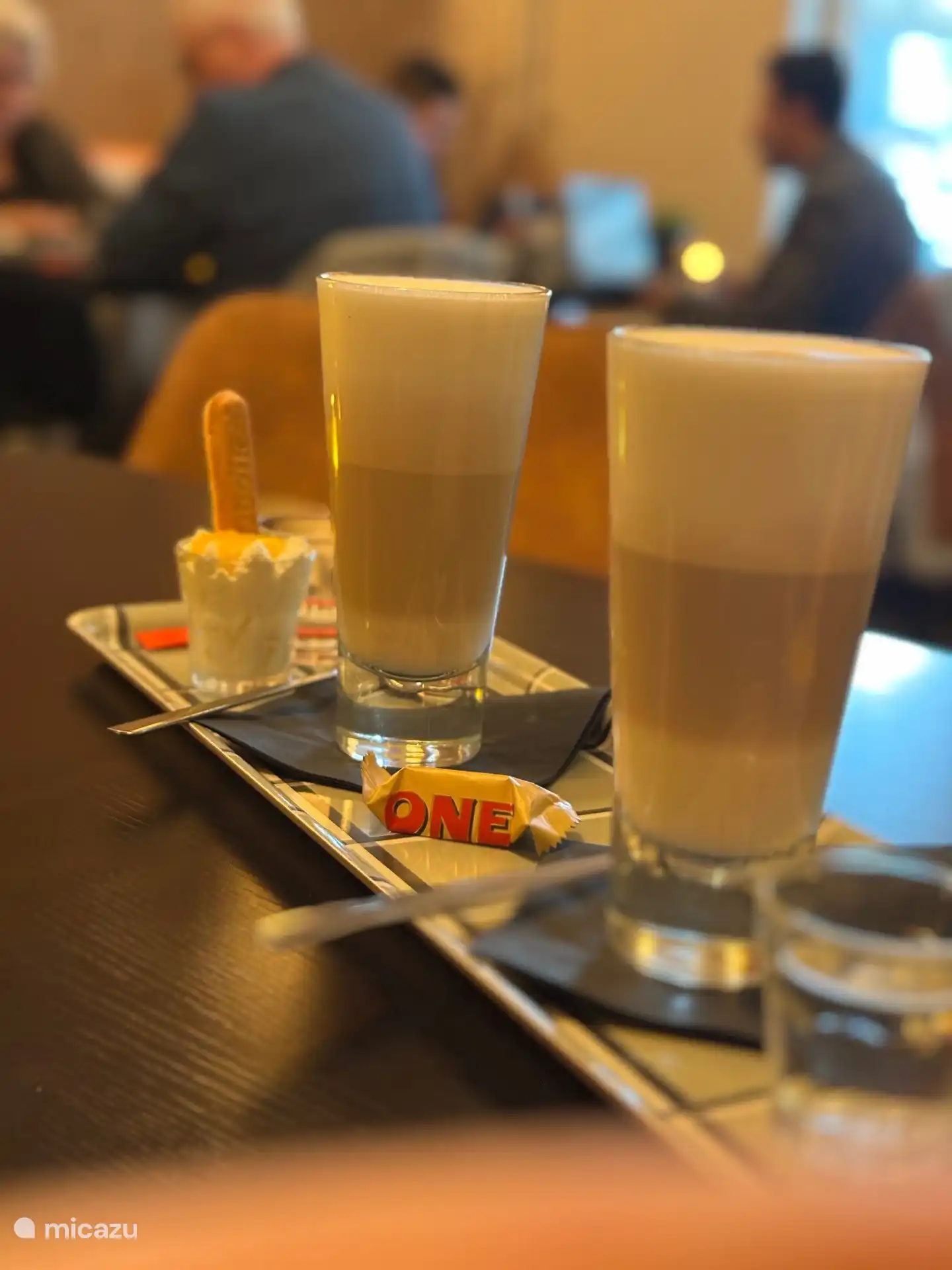 Heerlijke aangeklede koffie bij Shoko in Simpelveld