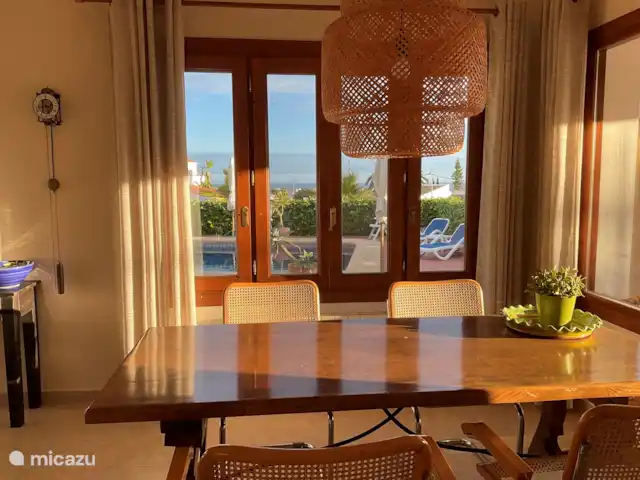 Acogedora villa con vistas al mar en España, Costa Blanca, Jávea - villa Comedor