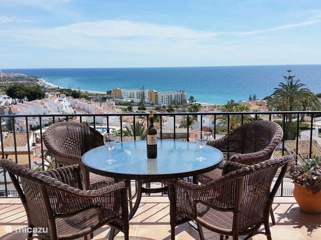 Vakantiehuis Spanje, Costa del Sol, Nerja - geschakelde woning Huis met schitterend zeezicht