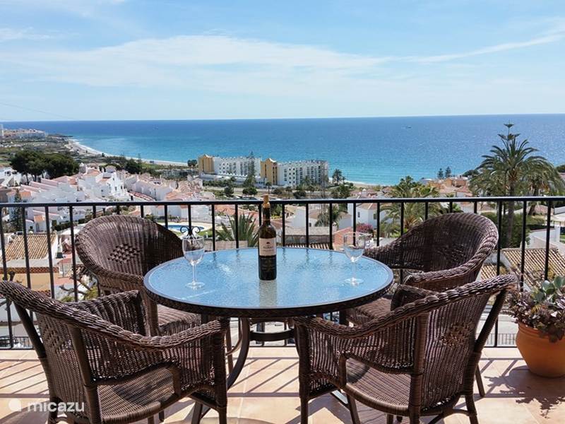 Vakantiehuis Spanje, Costa del Sol, Nerja Geschakelde woning Huis met schitterend zeezicht