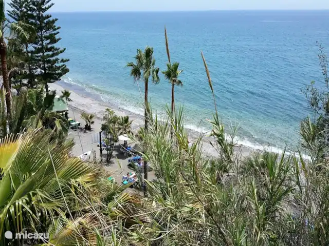 Casa con magnifica vista al mar en España, Costa del Sol, Nerja - casa paredada ambiente