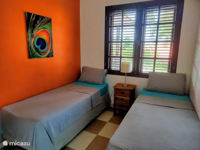 Blue Bay Beach Villa 14 en Curazao, Curazao Centro, Blue Bay - villa Dormitorio 3 con 2 camas individuales