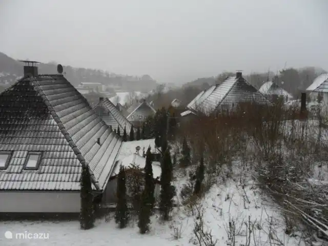 Hansel et Gretel | Allemagne, Hesse, Kirchheim - maison de vacances vue depuis la maison.