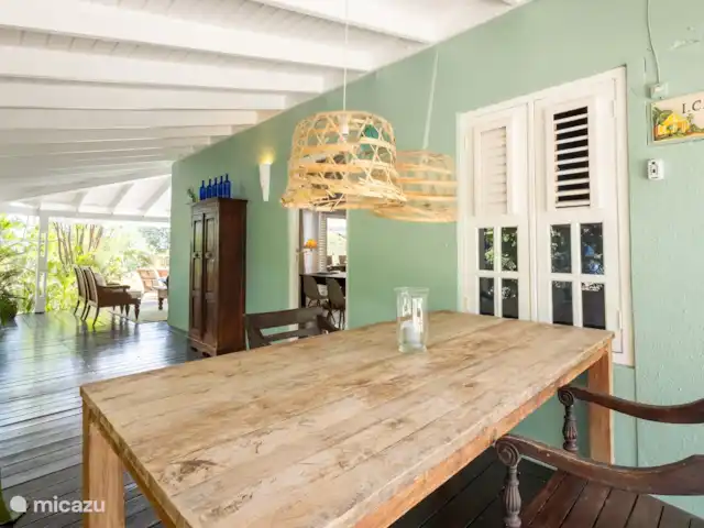 Location de Vacances Curaçao, Curaçao-Centre, Piscadera, bungalow - Piscadera Bay Resort Porche latéral