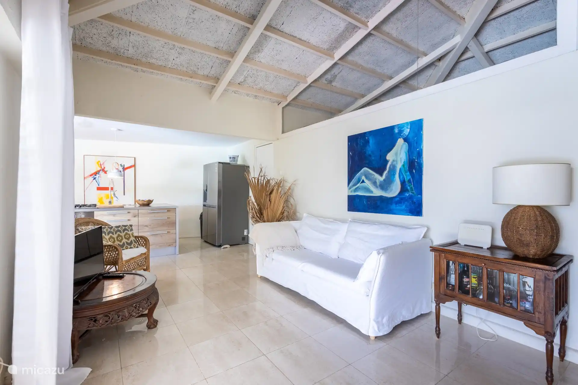 living room Piscadera Bay Resort