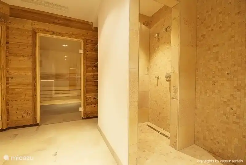 Die wunderbare Sauna im Kaprun Mountain Resort.