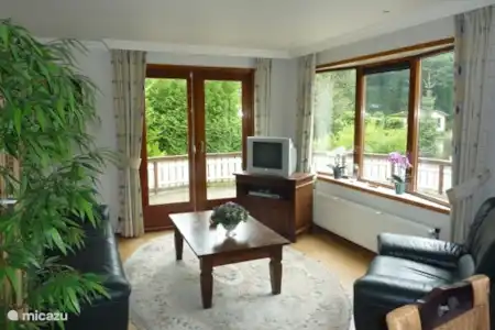 Vakantiehuis Nederland, Gelderland, Kootwijk chalet Landgoed Kerkendel Woonkamer