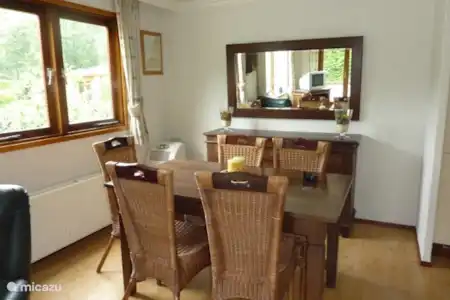 Vakantiehuis Nederland, Gelderland, Kootwijk chalet Landgoed Kerkendel Eethoek