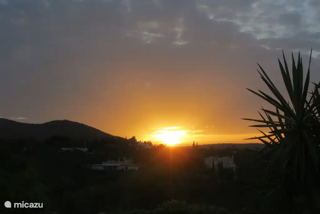 prachtige zonsondergang