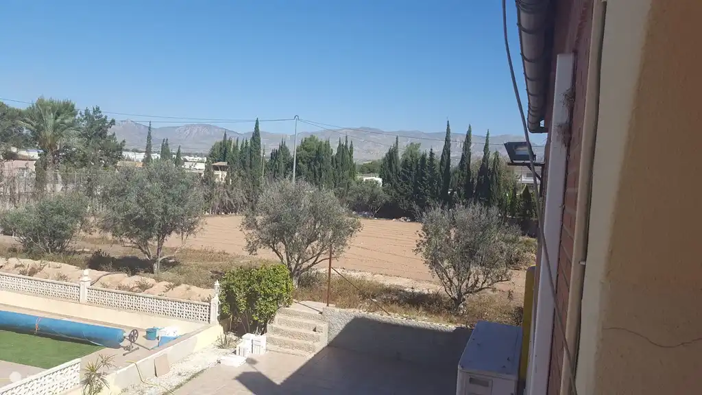 Tenemos higueras, olivos, naranjos y limoneros