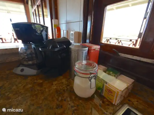 Villa directamente en la playa de Blue Bay en Curazao, Curazao Centro, Blue Bay - villa ¡Buen día! ¡Despiértate con un café normal o Nespresso!